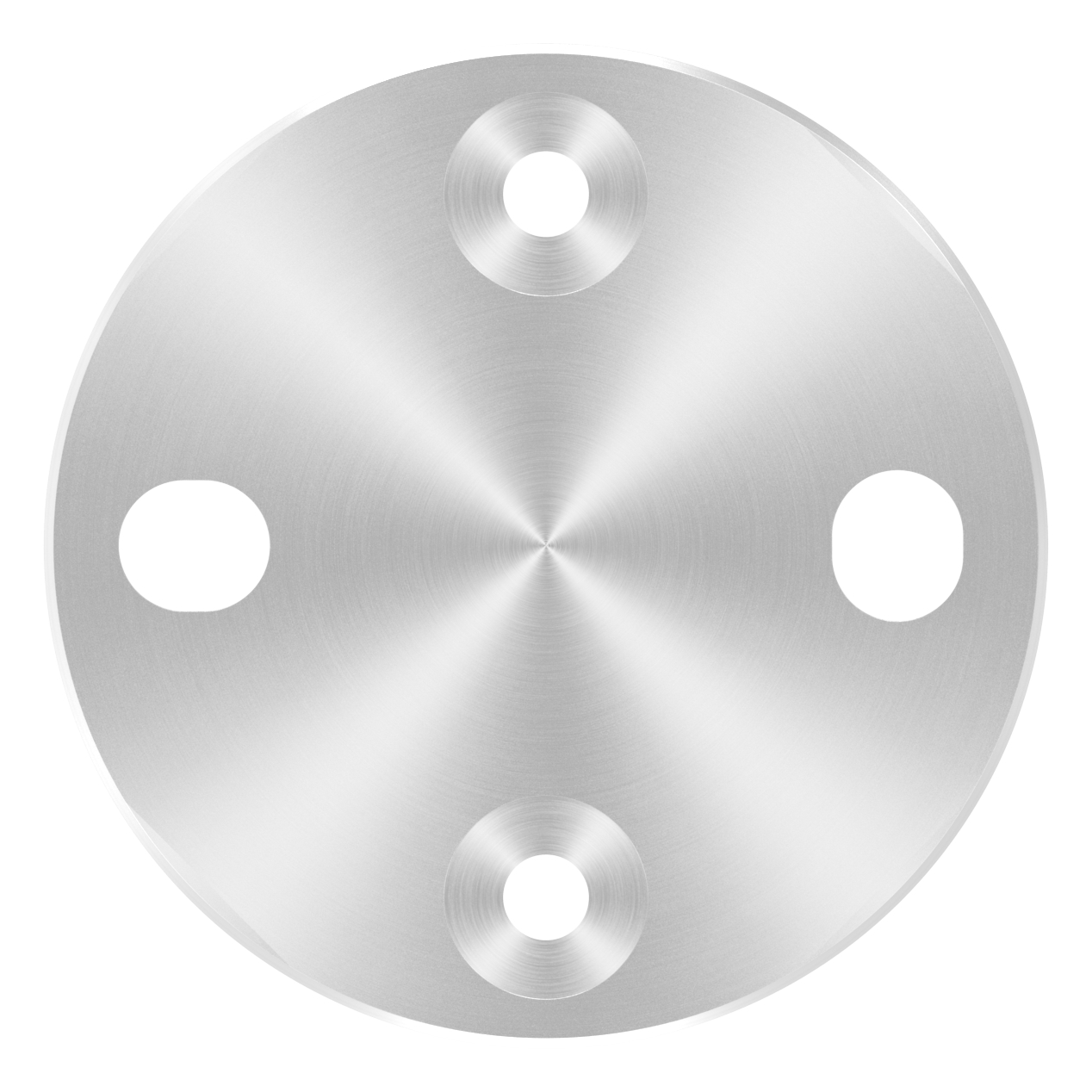 Ankerplatte, 100 x 8mm mit Fase, für Distanzhülse