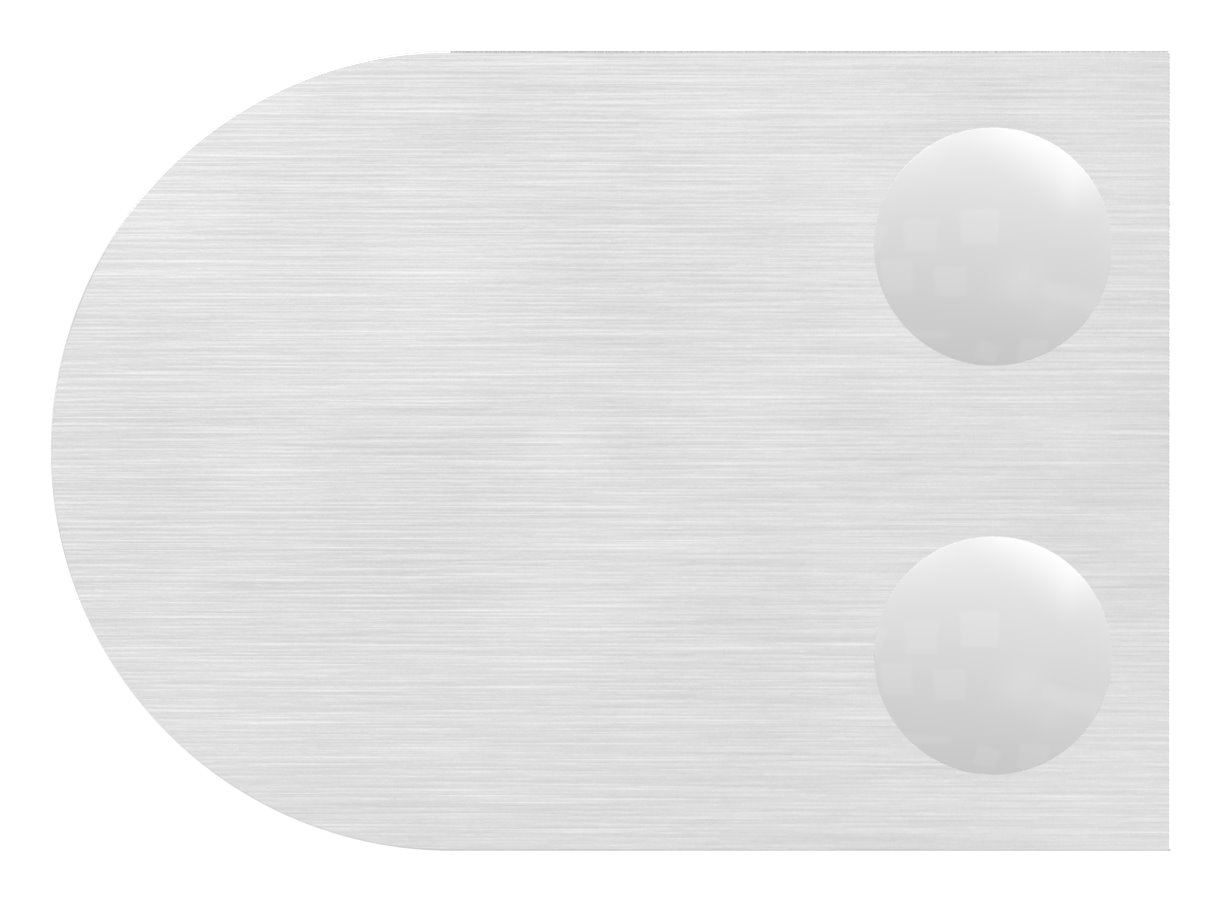 Glasklemme Mod. 12, Anschluss: gerade, V2A