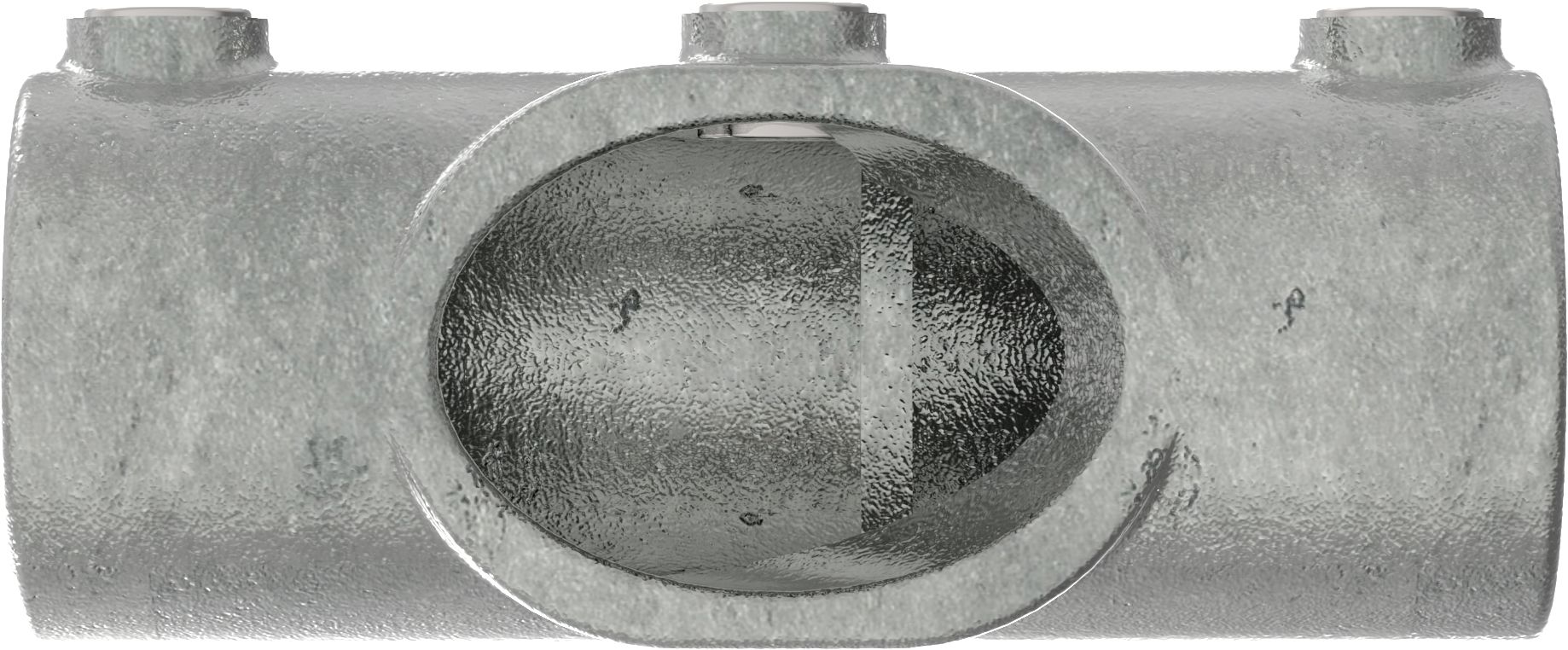 T-Stück, verstellbar 30 - 45°, für Rohr Ø 42,4mm