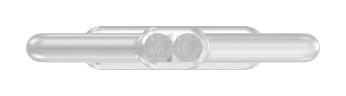 Zierstab, mit 2x Gewinde M6, V2A Zierstab, mit 2x Gewinde M6, V2A