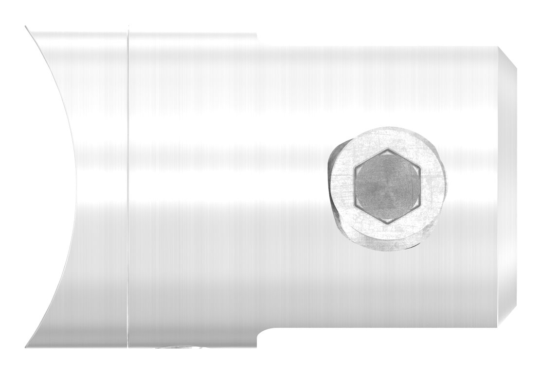 Plattenhalter für Rohr 42,4mm, V2A