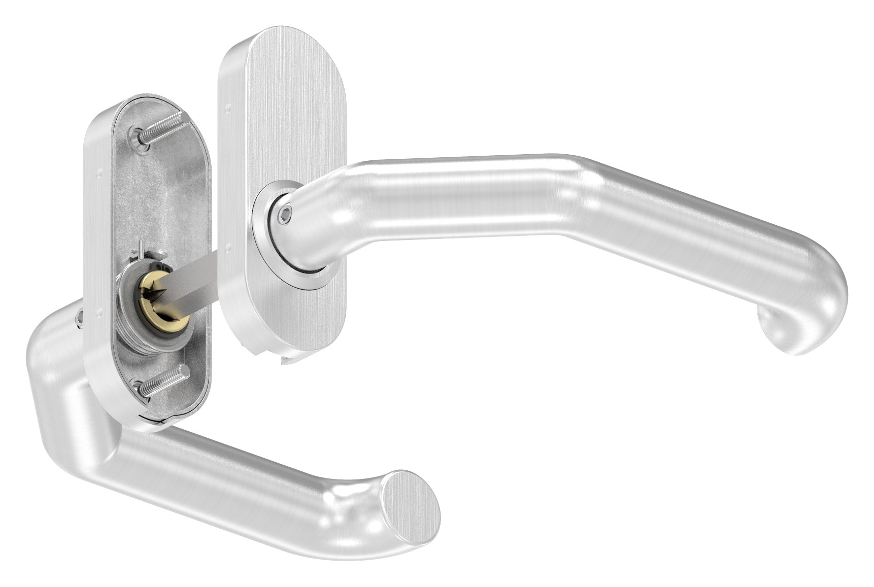 Türdrücker-Paar, V2A Türdrücker-Paar, V2A