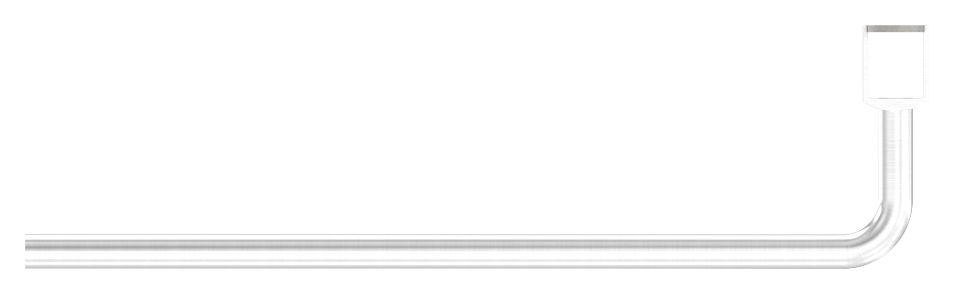 LED-Anschlussplatte mit Stift 300mm, V2A