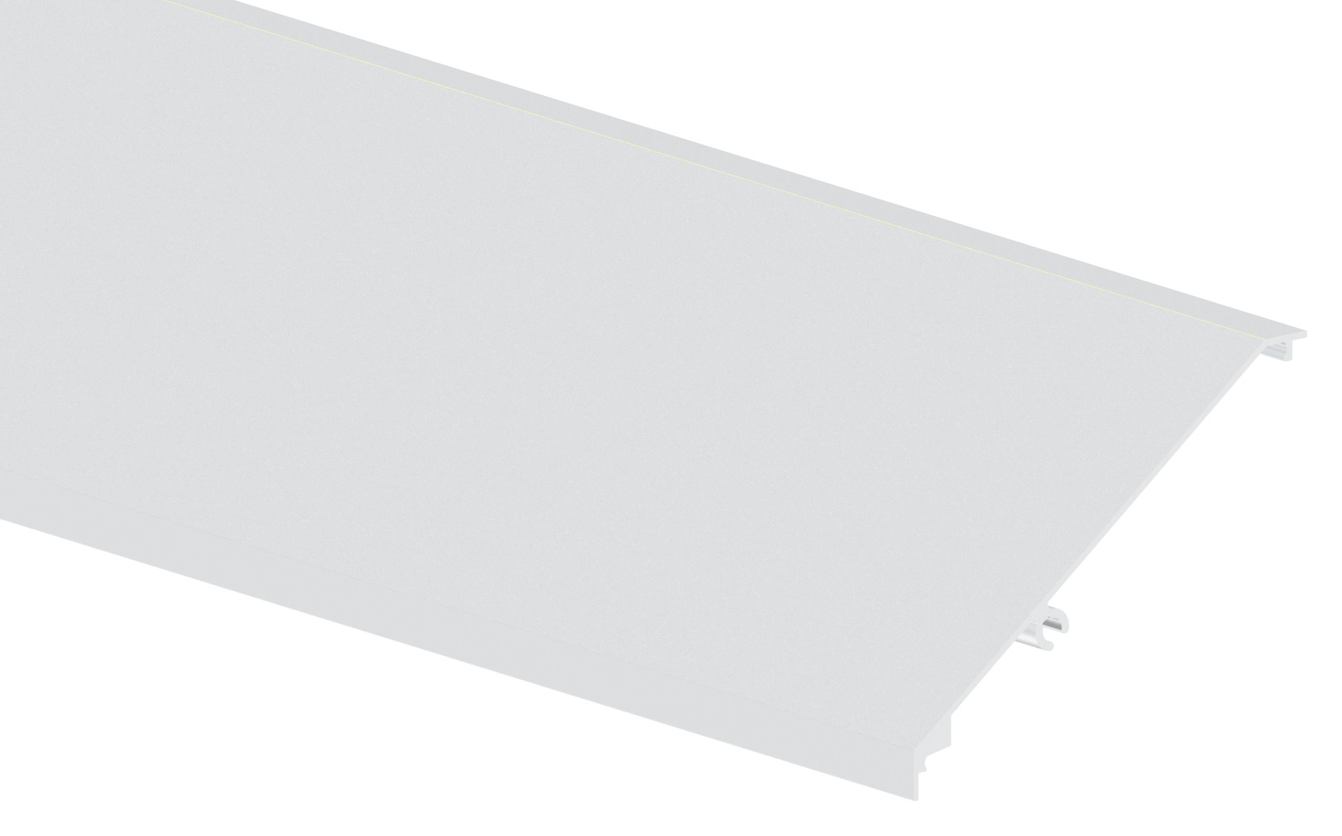 Design-Abdeckung für eleganza canopy, L: 3000mm, Aluminium roh Design-Abdeckung für eleganza canopy, L: 3000mm, Aluminium roh