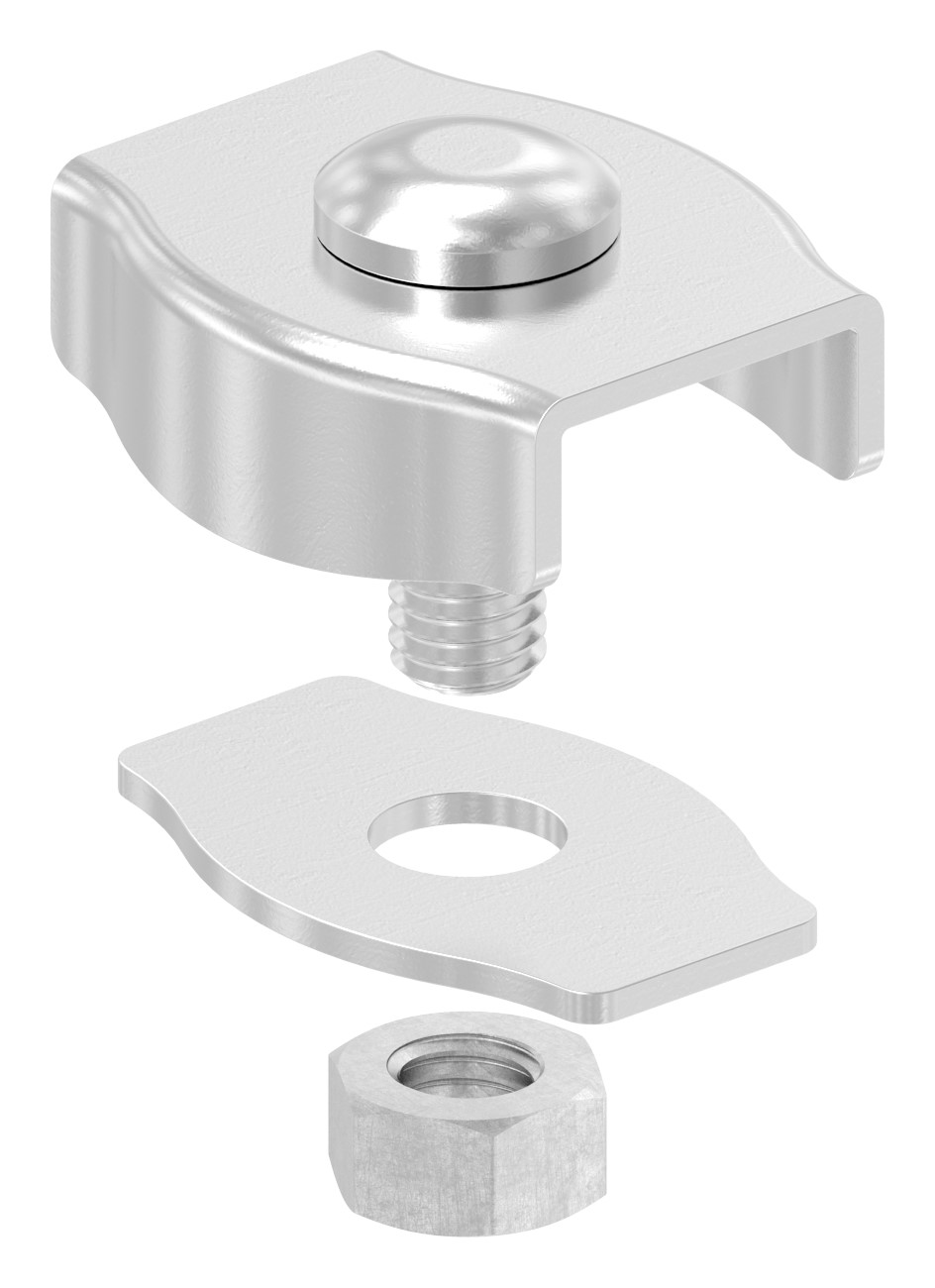 Simplexklemmen für Seil 8mm, V4A Simplexklemmen für Seil 8mm, V4A