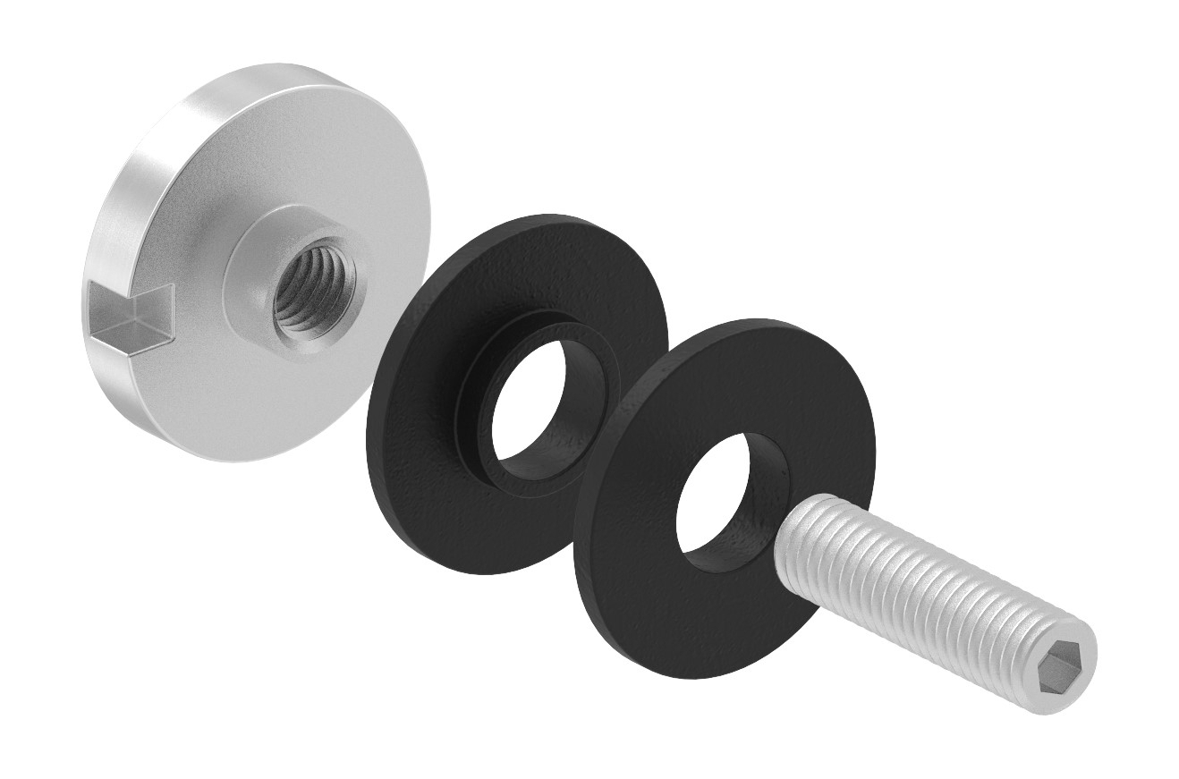 Glaspunkthalter Ø 30mm, passend zu Brenk-Halter, V4A Glaspunkthalter Ø 30mm, passend zu Brenk-Halter, V4A