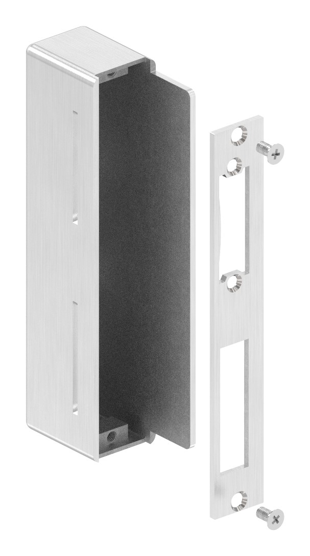 Edelstahlgegenkasten eckig, für Abstand 72mm, 30mm, V2A Edelstahlgegenkasten eckig, für Abstand 72mm, 30mm, V2A