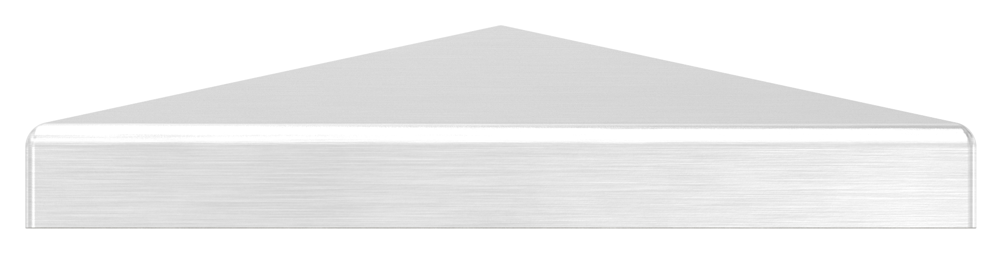 Pyramidenkappe, für Rohr 90x90mm, V2A