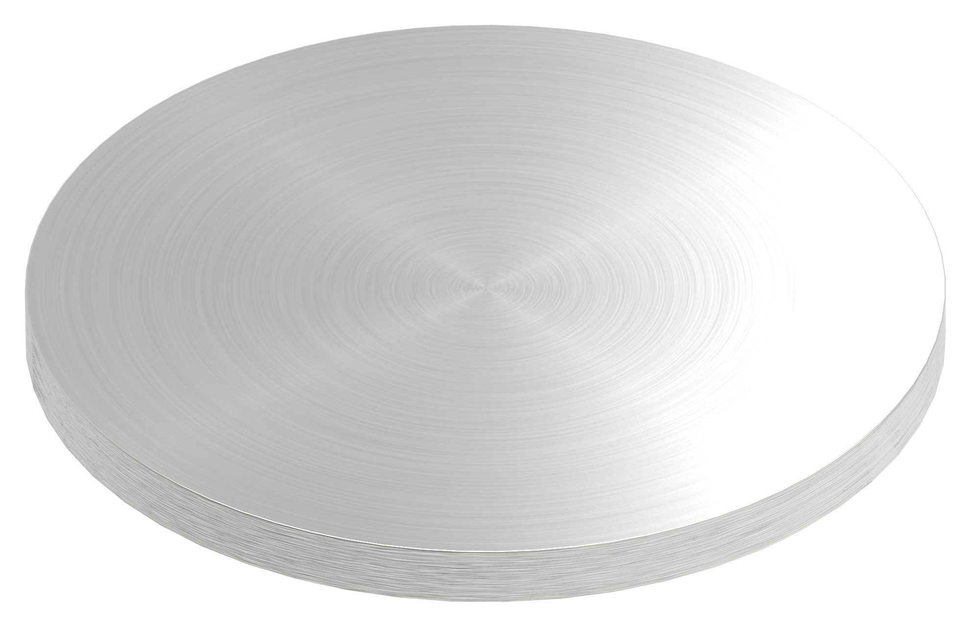 Ronde Ø 120x8mm, mit Rundschliff, V2A