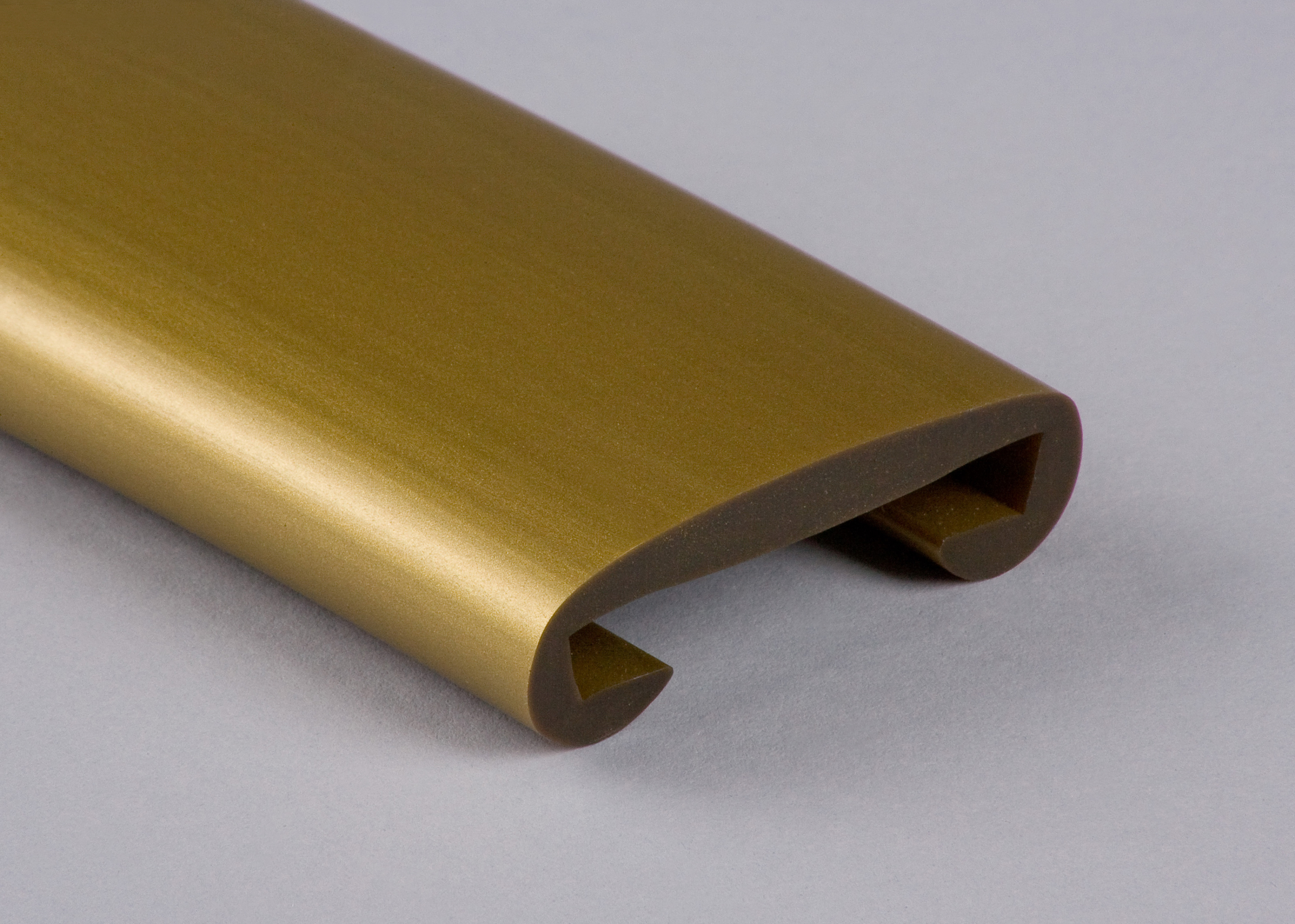 Kunststoffhandlauf für 50x8mm, gold