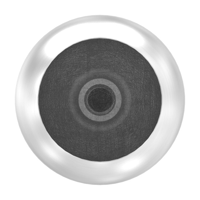 Rohrabschlusskugel hohl für 33,7mm Rohr, mit M8 Rohrabschlusskugel hohl für 33,7mm Rohr, mit M8