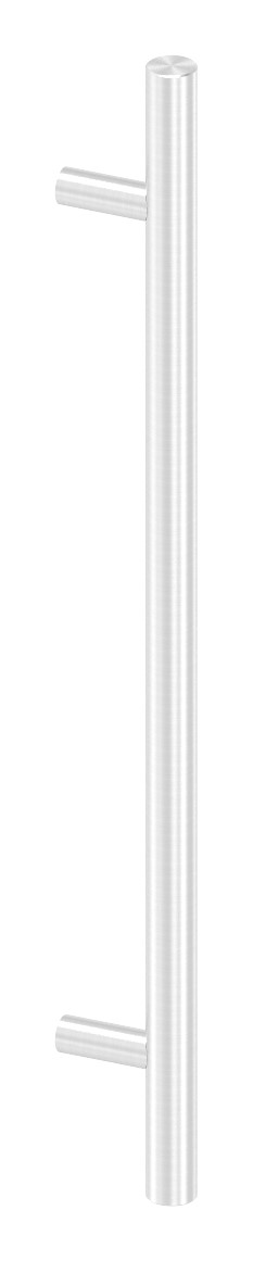 Stoßgriff inkl. Halter gerade mit L: 800mm, V2A