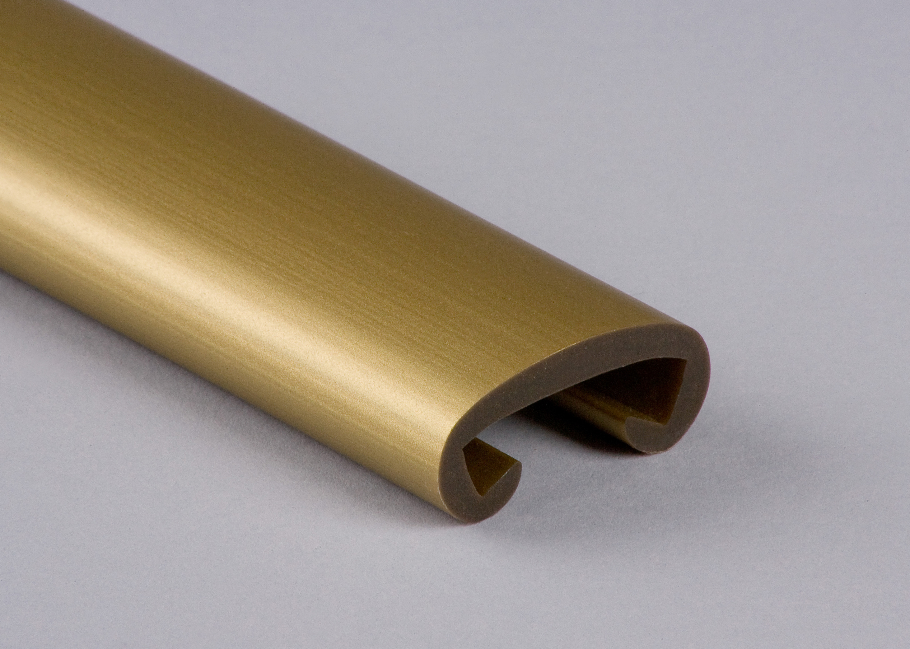 Kunststoffhandlauf für 35x8mm, gold