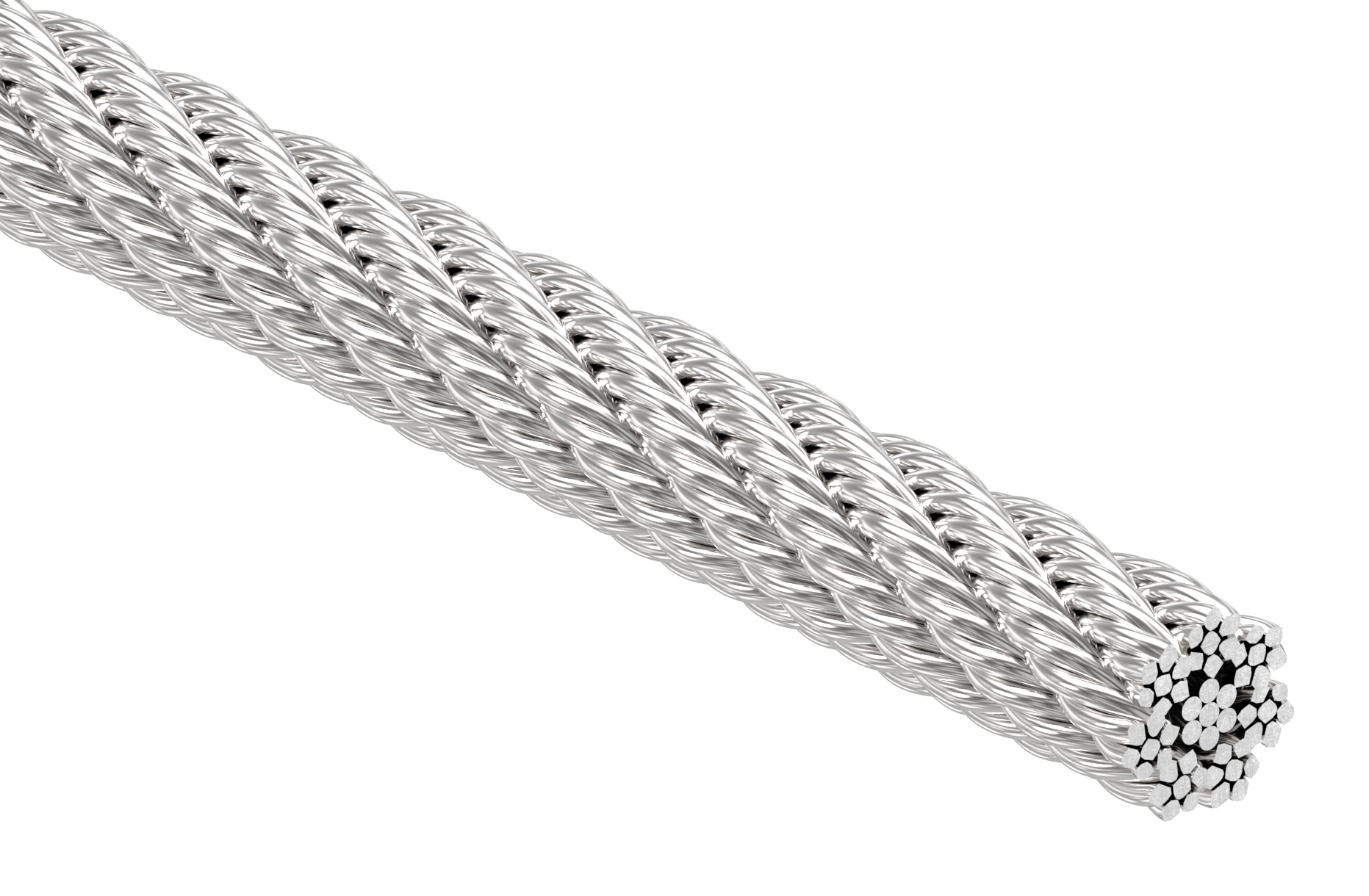 Edelstahlseil Ø 6mm, 7x7, L: 25m, V4A