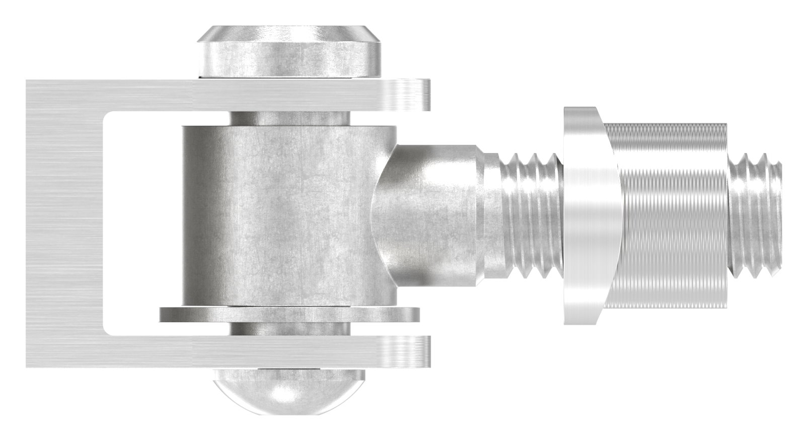 Torband mit Gewindehülse M12 für Rohr 42,4mm, V2A Torband mit Gewindehülse M12 für Rohr 42,4mm, V2A