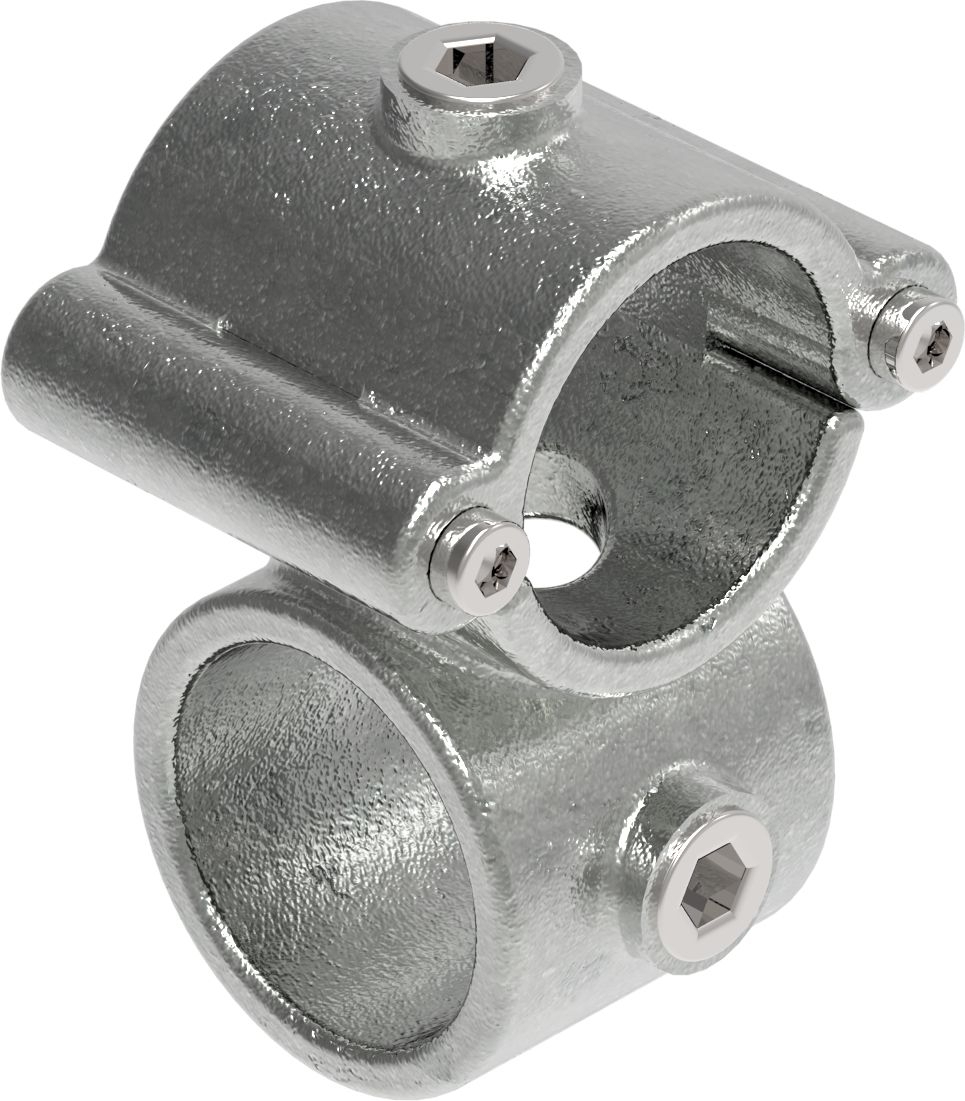 Kreuzverbinder aufklappbar, für Rohr Ø 33,7mm