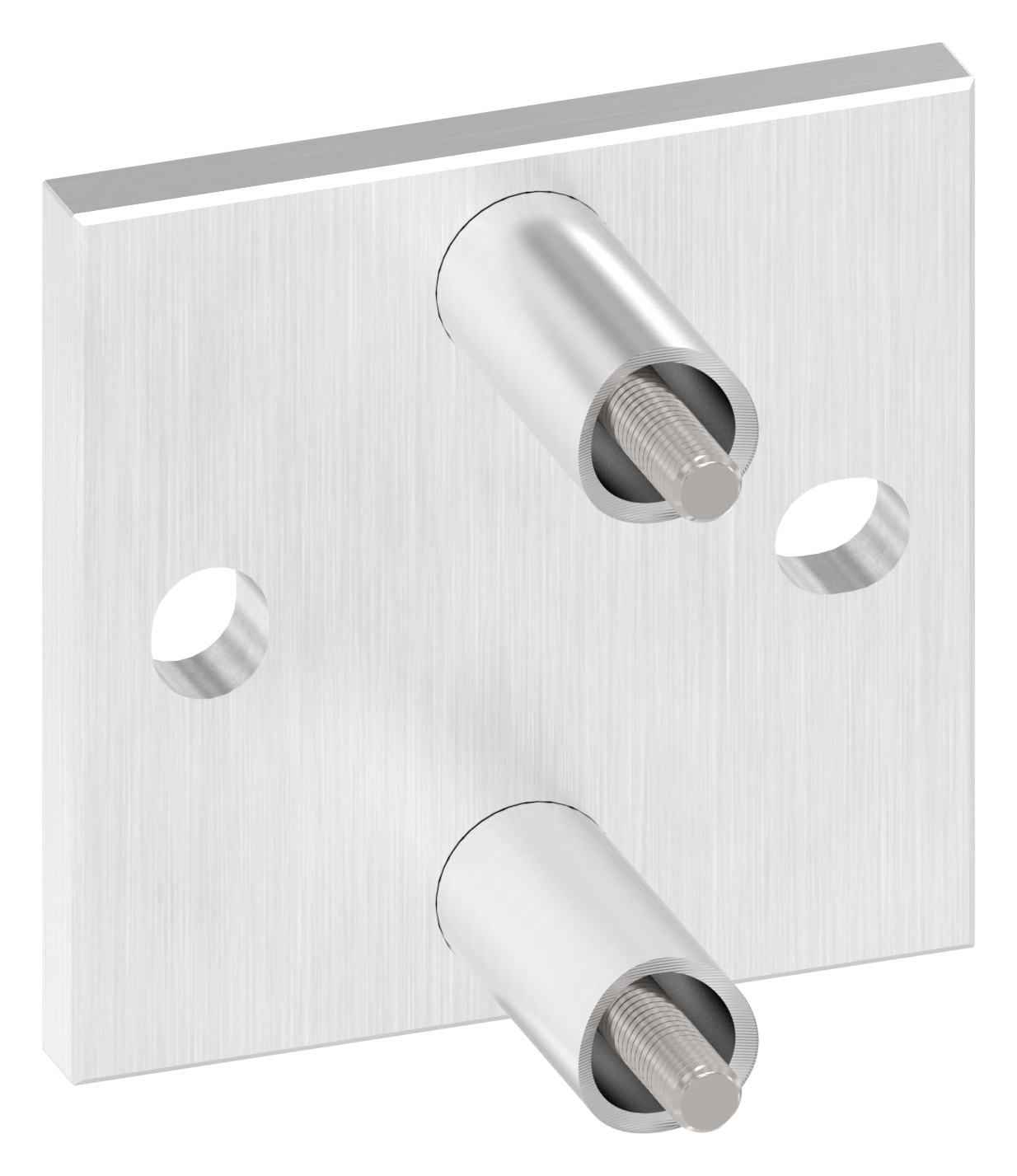 Wandbefestigung für Geländerpfosten 42,4mm