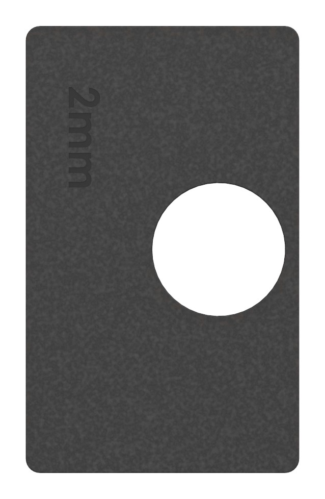 Gummi für Mod. 31, Blech 2mm