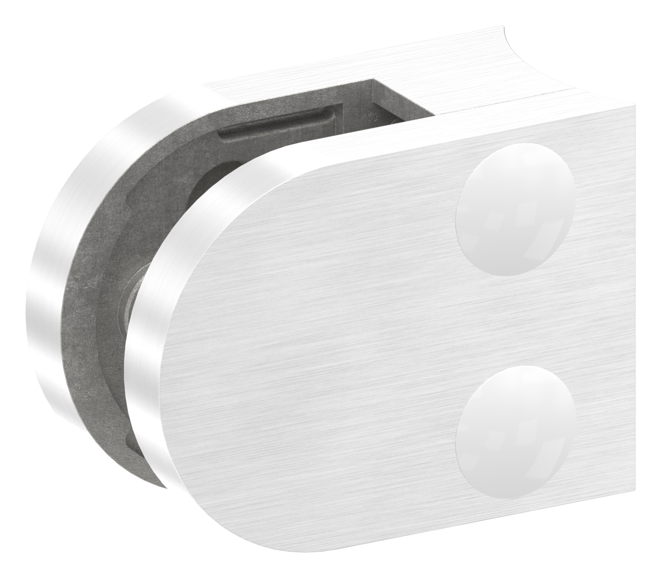 Glasklemme Mod. 30, Anschluss: 60,3mm, V4A Glasklemme Mod. 30, Anschluss: 60,3mm, V4A