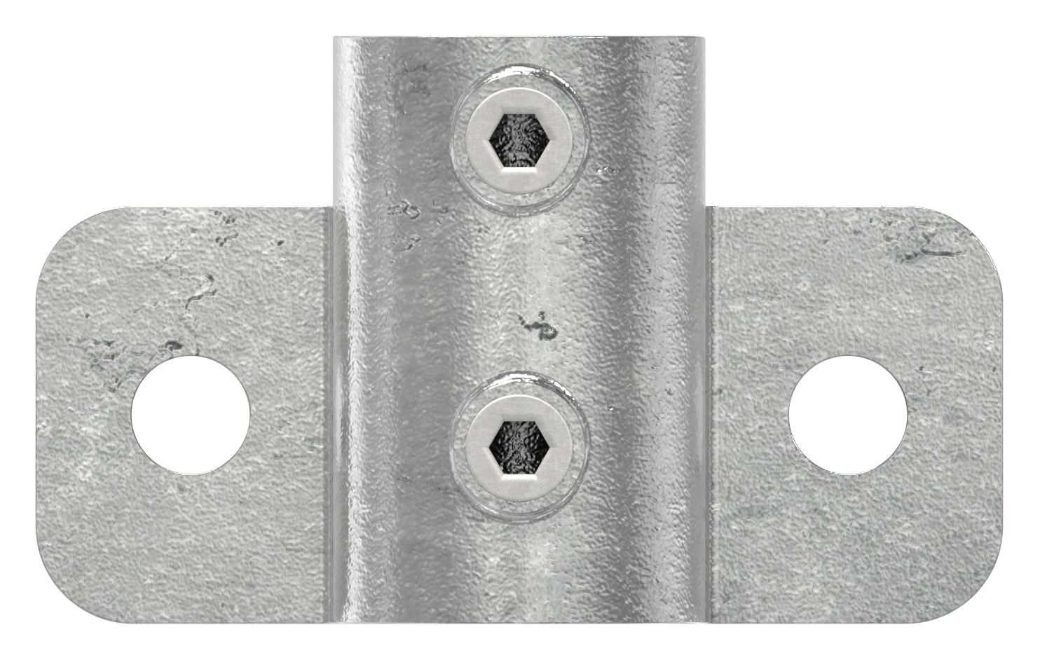 Wandhalter mit 2 Bohrungen, für Rohr Ø 42,4mm
