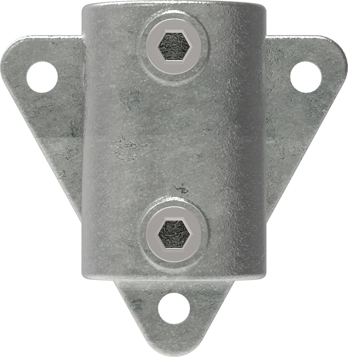 Wandhalter mit 3 Bohrungen, für Rohr Ø 42,4mm
