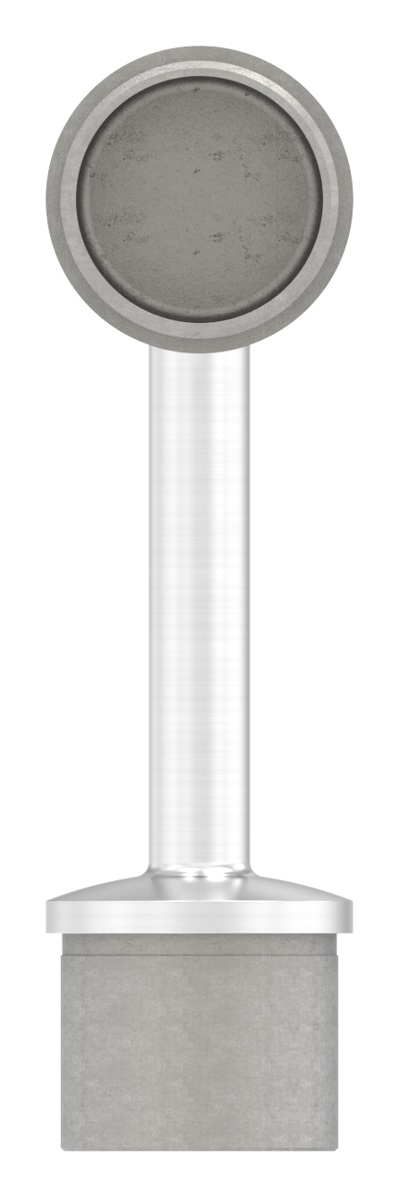 Rohrabschlussstopfen für Rohr 42,4x2,0mm, oben mit Gelenkstück, V2A Rohrabschlussstopfen für Rohr 42,4x2,0mm, oben mit Gelenkstück, V2A