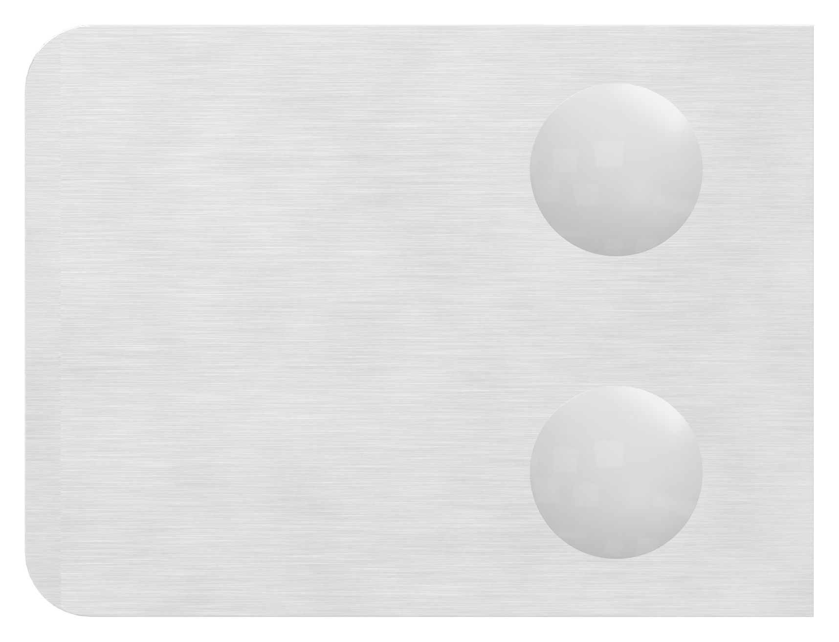 Glasklemme Mod. 36, Anschluss: 42,4mm, in V4A