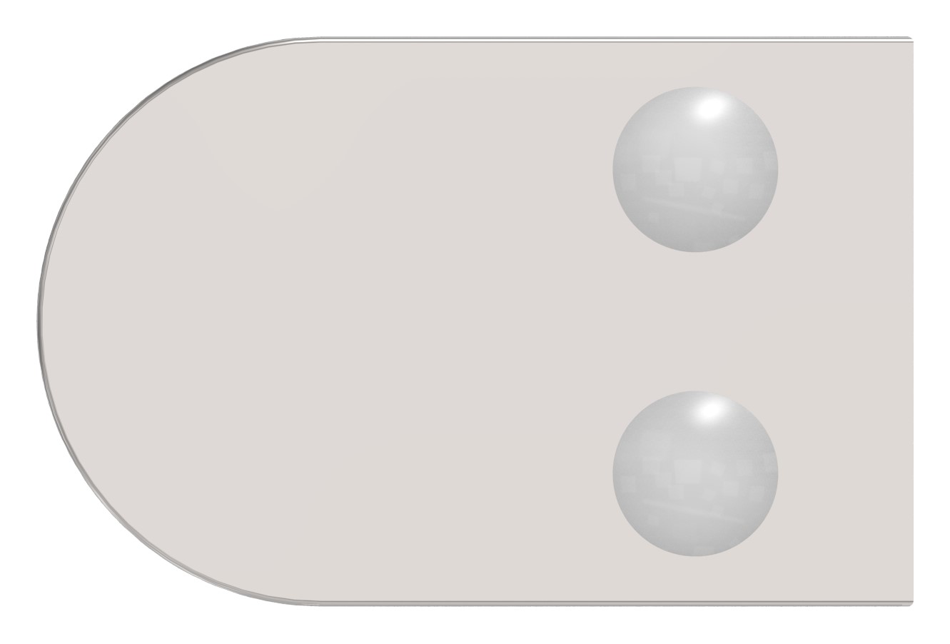 Glasklemme Mod. 38, Anschluss: 42,4mm, V4A