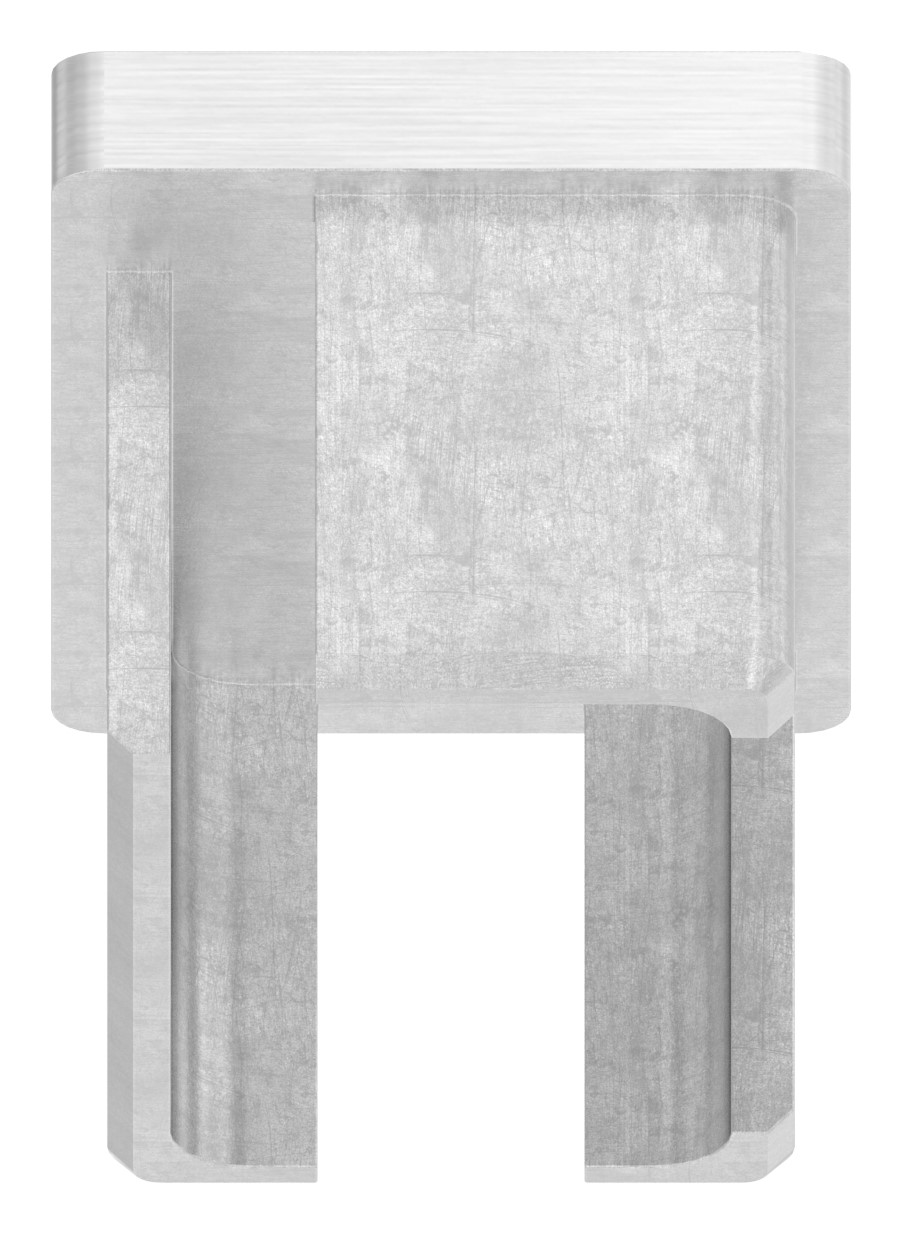 Einsteckkappe, für Rohr 50x30x2,0mm, V2A