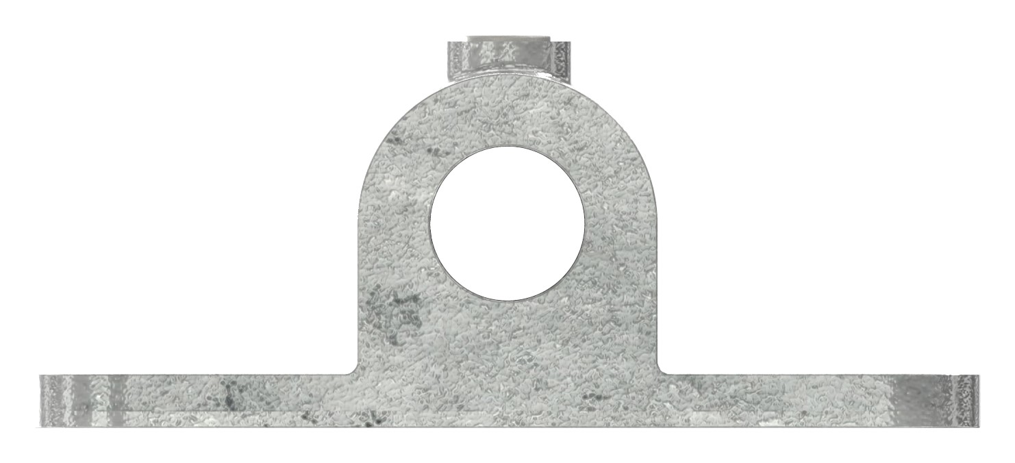 Wandhalter mit 2 Bohrungen, für Rohr Ø 33,7mm