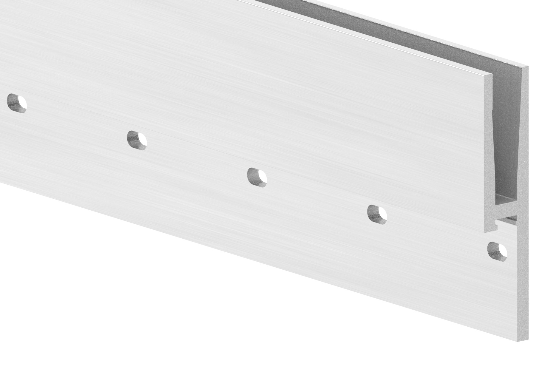 Alu-Profil ELEGANZA STRONG, seitliche Montage, 3m Alu-Profil ELEGANZA STRONG, seitliche Montage, 3m