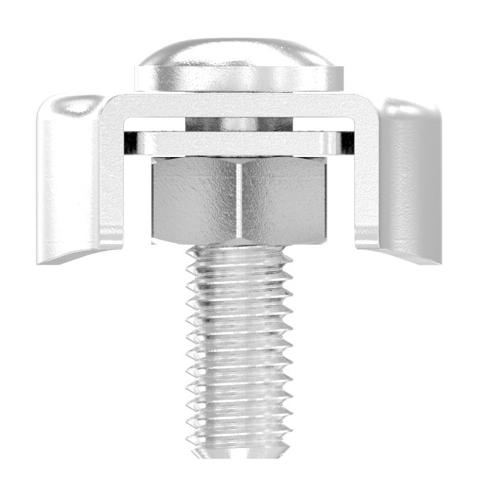 Duplexklemmen für Seil 8mm, V4A Duplexklemmen für Seil 8mm, V4A