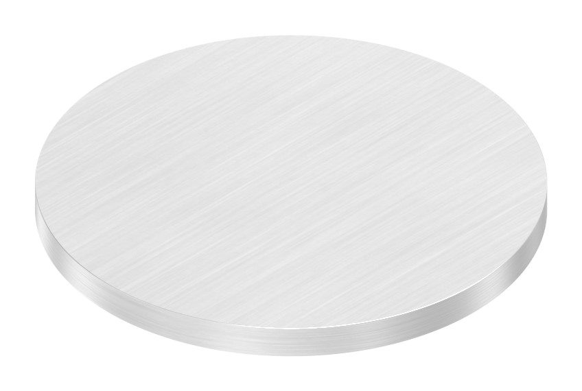 Ronde Ø 60x4mm, mit Längsschliff, V4A
