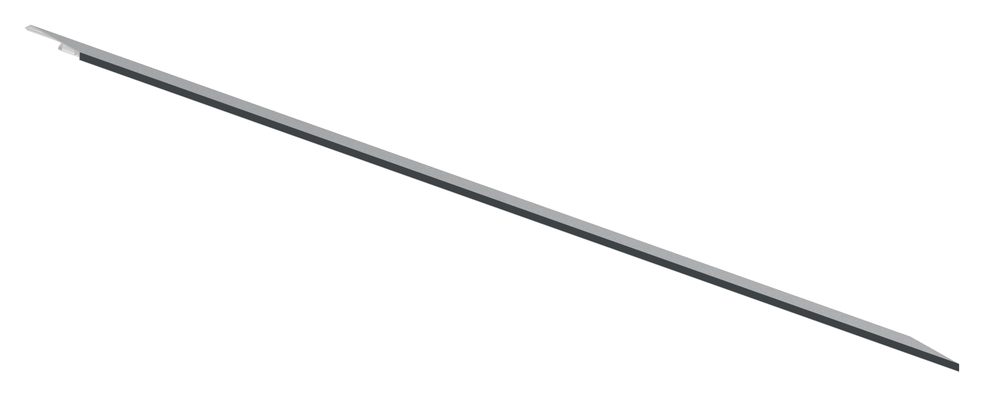 Design-Abdeckung für eleganza canopy, L: 1405mm, RAL7016 Design-Abdeckung für eleganza canopy, L: 1405mm, RAL7016
