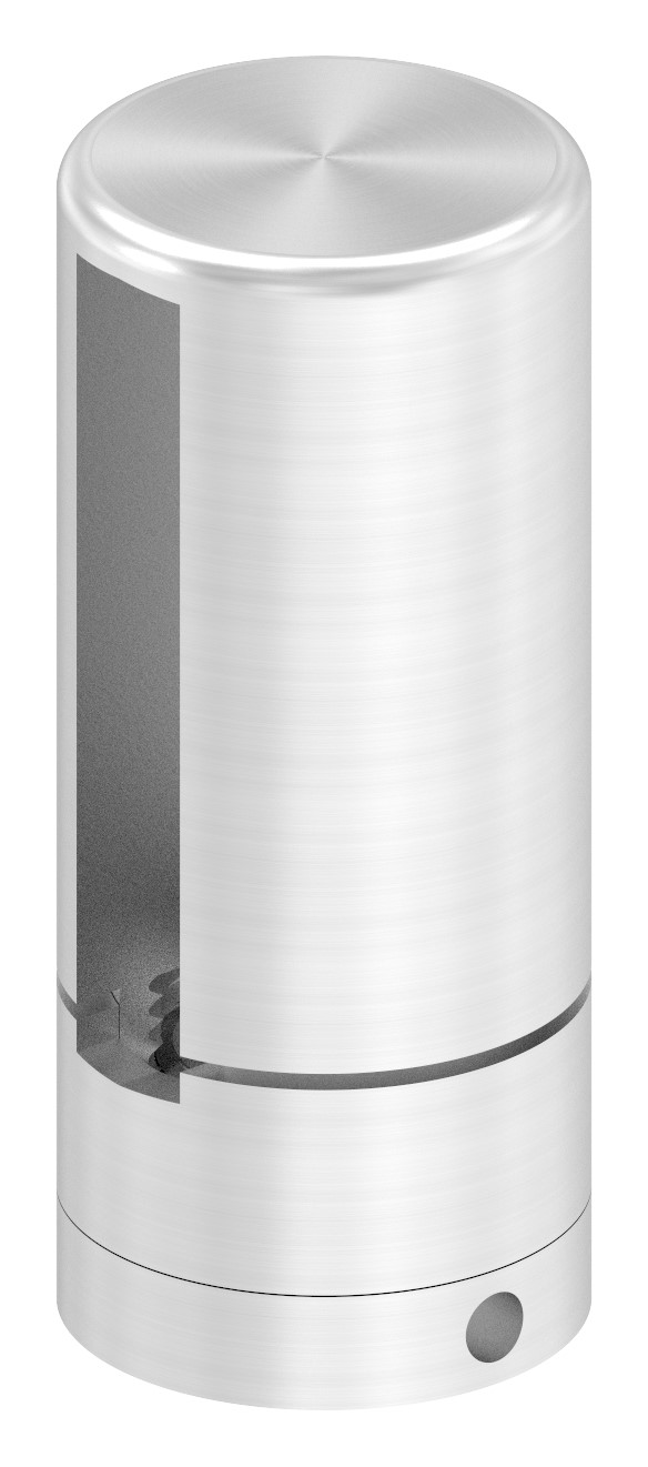 Brenk Grundhalter für Flachstäbe 50x8mm, ALU