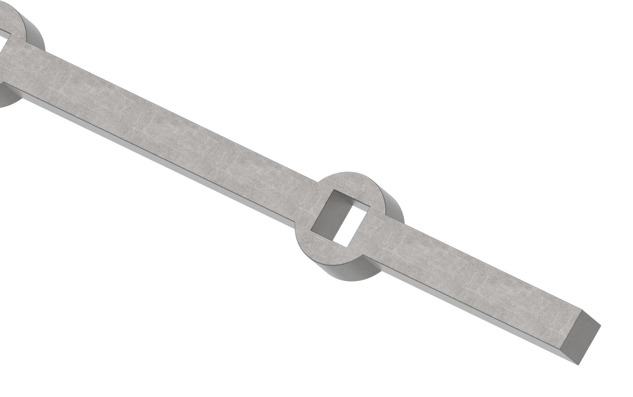 Lochleiste S235JR, 14x14mm, Lochabstand 140mm, 2000mm
