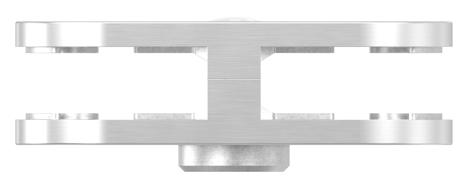Sichtschutz Mittelglasklemme Mod. 25, V4A Sichtschutz Mittelglasklemme Mod. 25, V4A