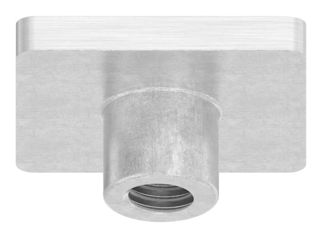 Platte, 30x30mm, M8, V4A