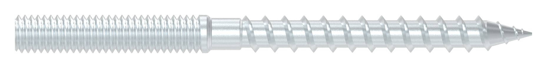 Stockschraube M6x80mm, Stahl verzinkt