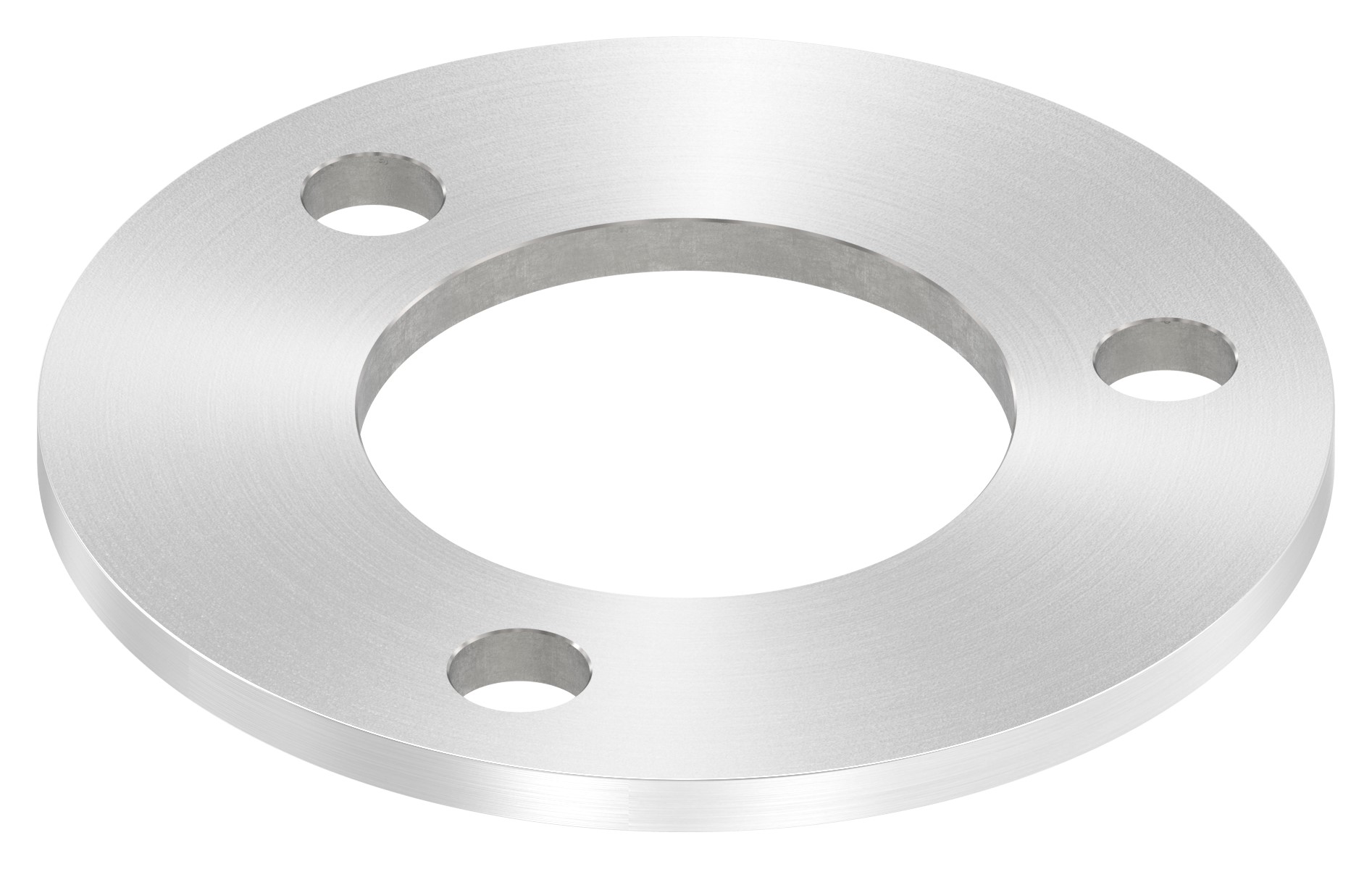 Ankerplatte Ø 120x6mm, mit Rundschliff, V2A
