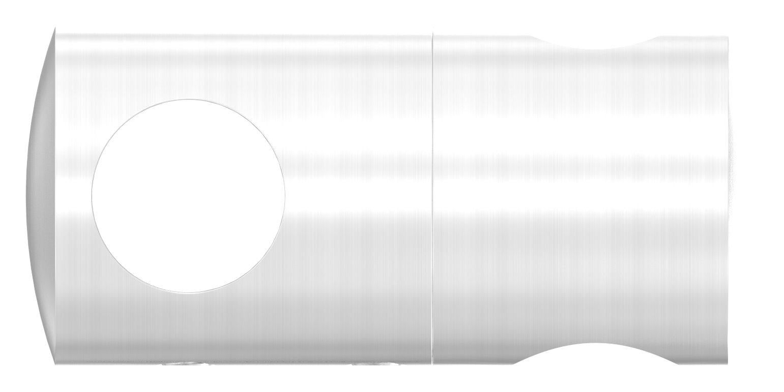 Doppelquerstabhalter mit 16,2 und 12,2mm Bohrung, V2A Doppelquerstabhalter mit 16,2 und 12,2mm Bohrung, V2A