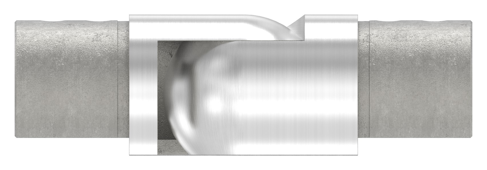 Verbinder flexibel für Nutrohr 42,4mm, V4A