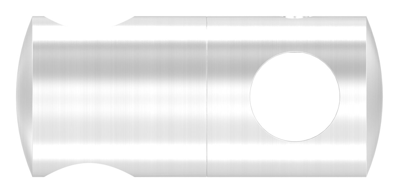 Doppelquerstabhalter mit 12,2 und 12,2mm Bohrung, V2A