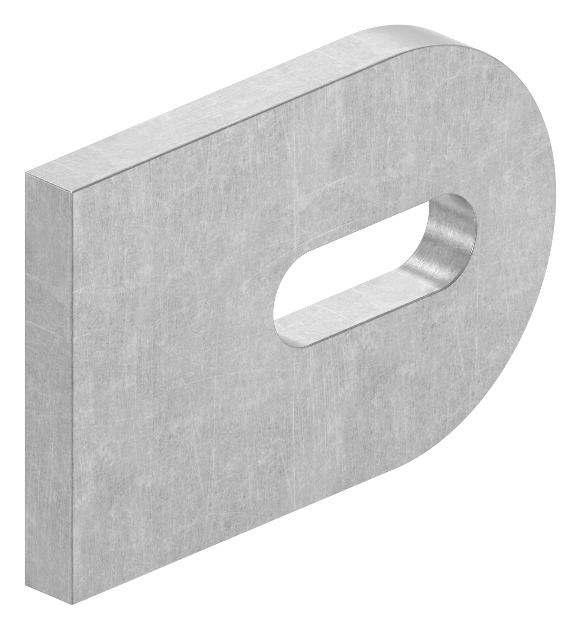 Anschweißlasche 60x40x6mm mit Langloch 9x25mm