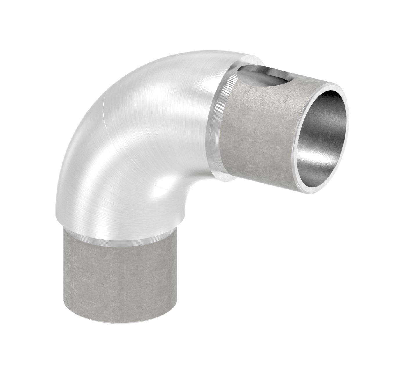 Rohrbogen 90°, verstellbar, für Rohr 33,7x2,0mm, V2A Rohrbogen 90°, verstellbar, für Rohr 33,7x2,0mm, V2A
