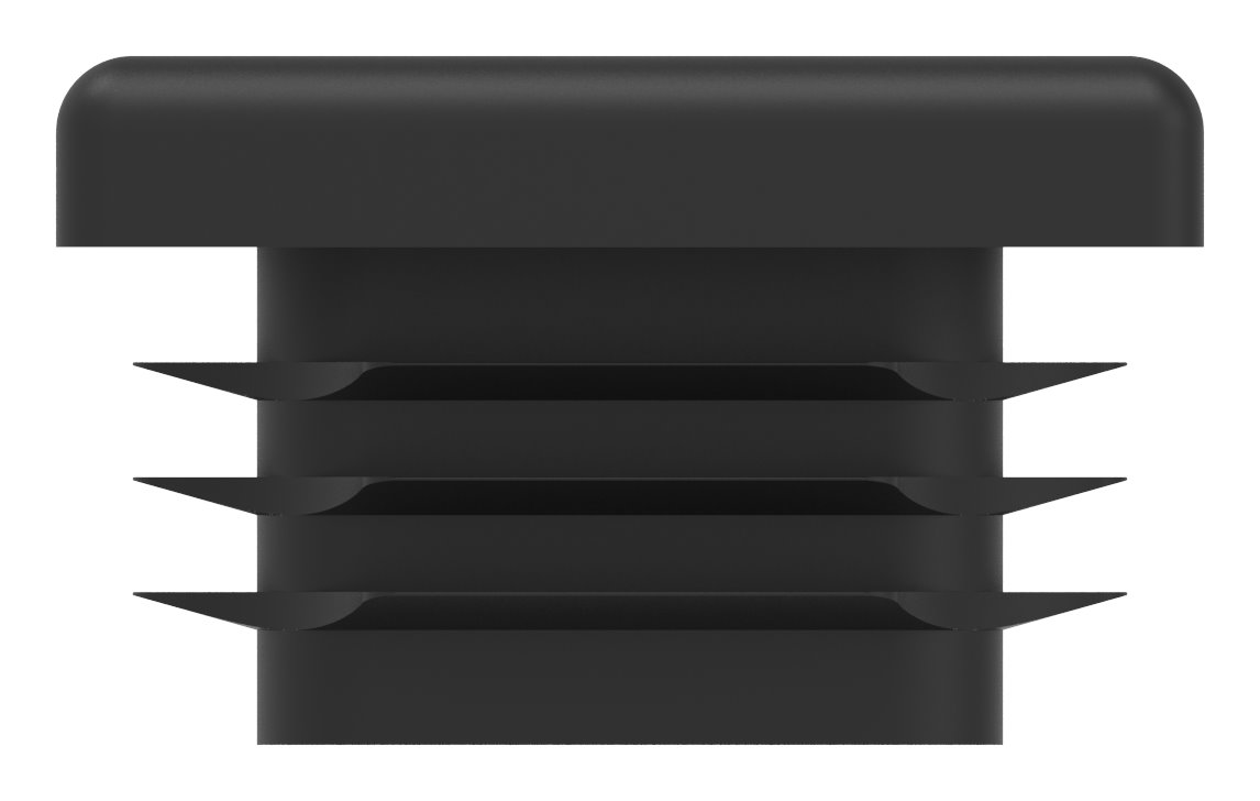 Kunststoffkappe für Quadratrohr 30x30mm