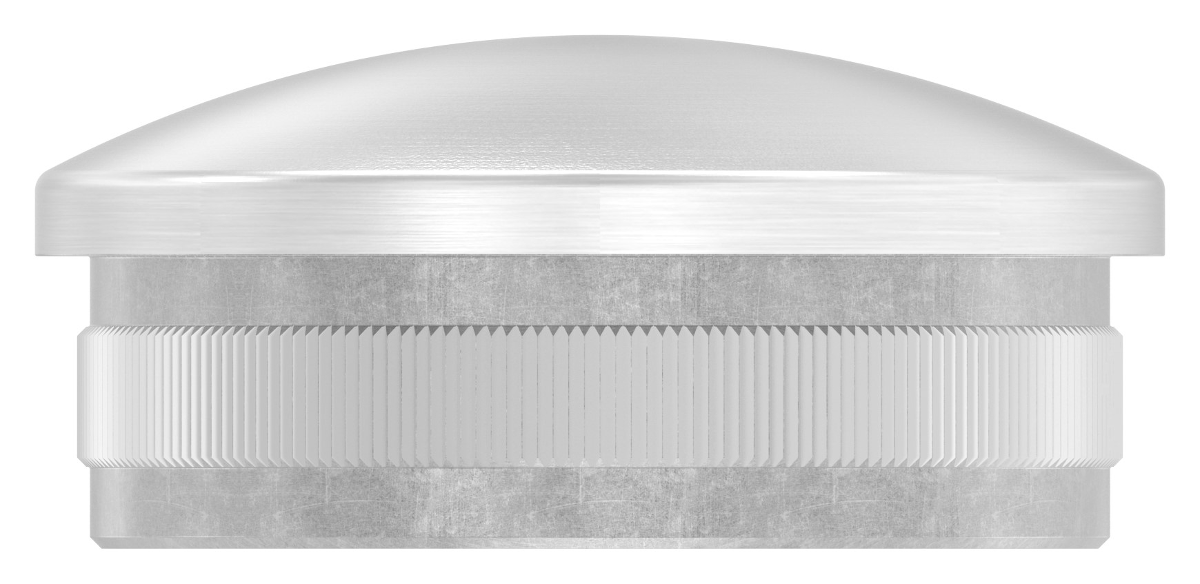Rohrabschlussstopfen, für Rohr 48,3x2,0mm, V4A