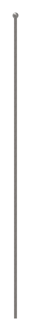 Zaunstab 12x12mm, H: 1000mm, Kugel 25mm