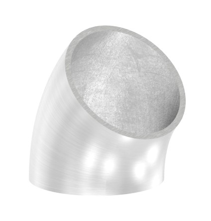 Schweißbogen 45°, 42,4x2,0mm, V2A