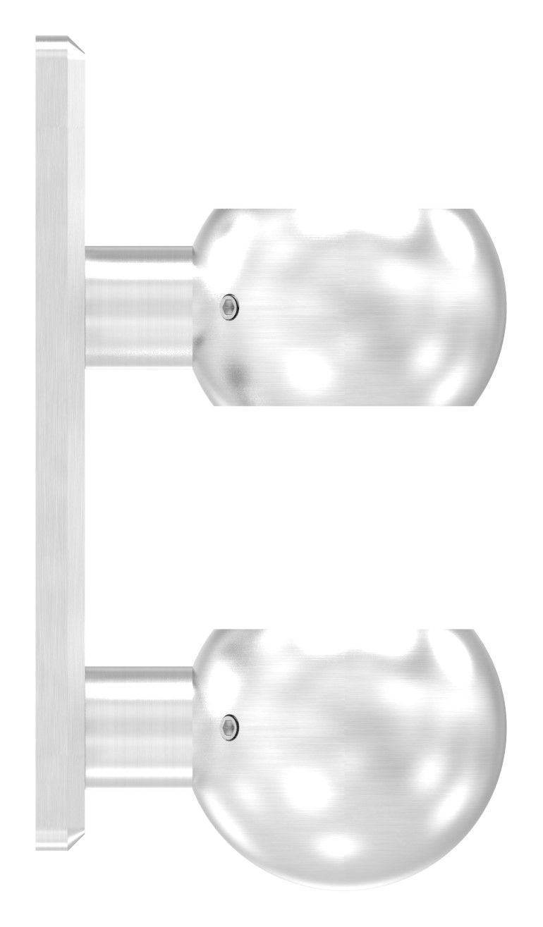 Wandbefestigung für Geländerpfosten 48,3mm, V2A